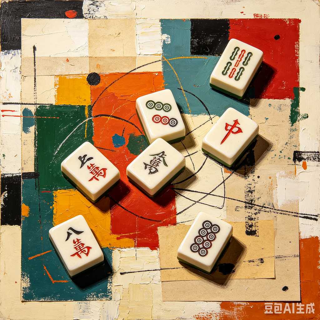 cute mini mahjong tiles set